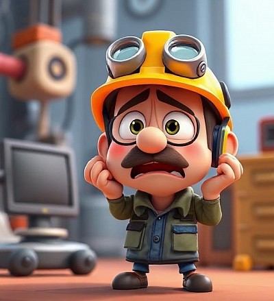 Frustrated engineer